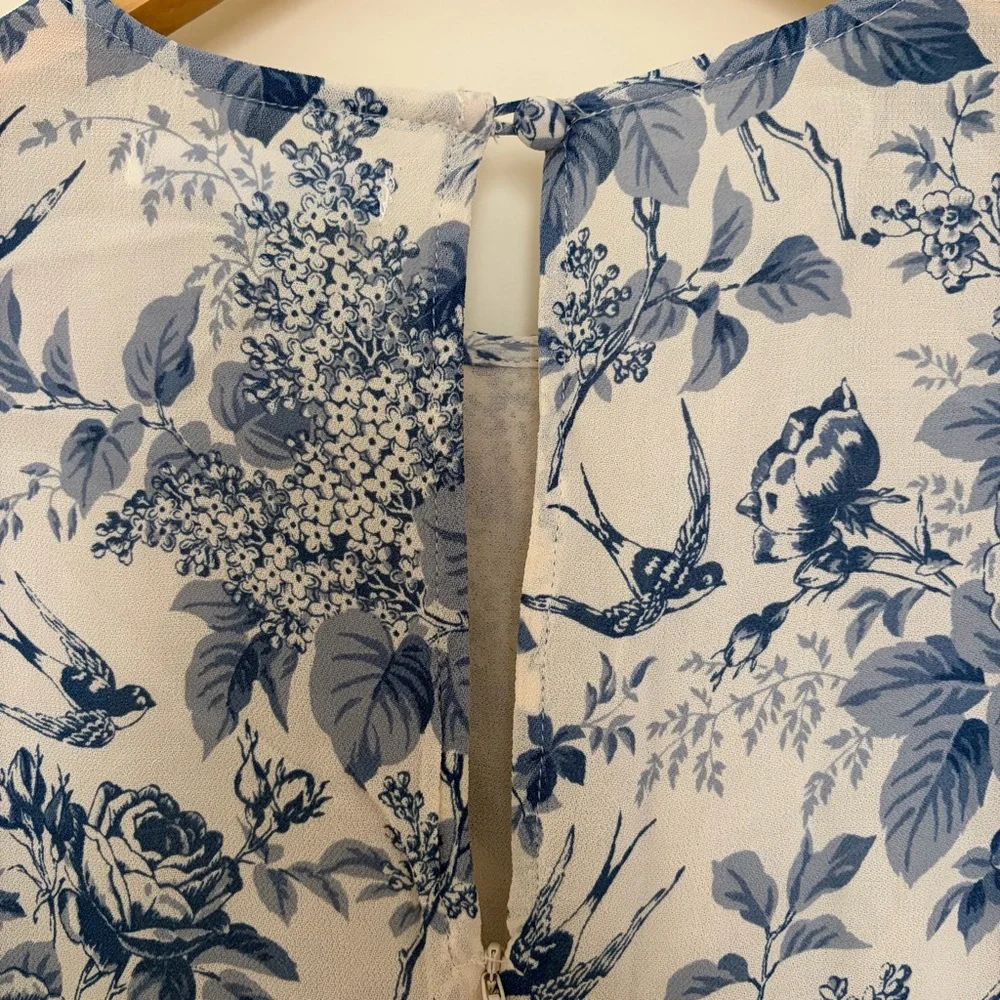 Reformation Carolena Dress Pompadour Size 8 - Picture 7 of 10